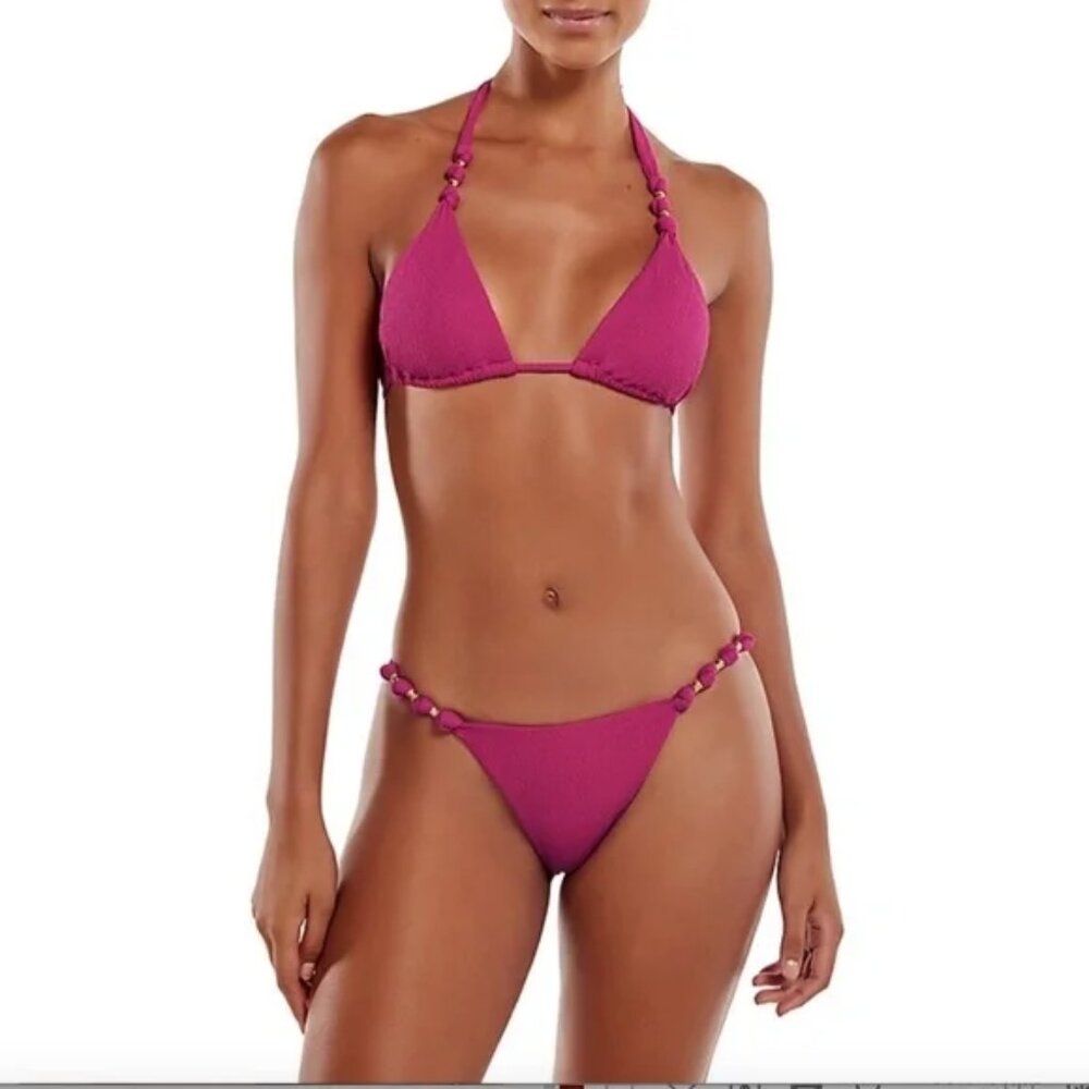 Vix Paula Hermanny Firenze Beads Swim Set PINK